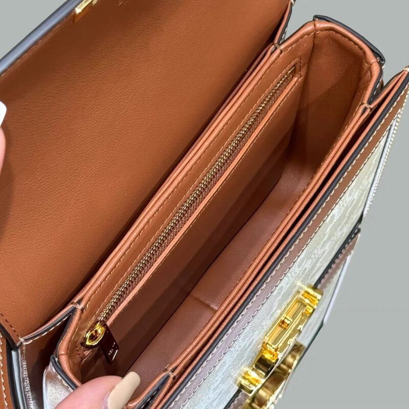 a8 Celine Triomphe Mini White