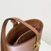Fake Celine Triomphe Bucket Bag Brown - affordable luxury replica bag
