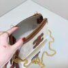 Replica Celine Triomphe Clutch White - high-end replica designer purse