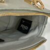 Fake Fendi By The Way Boston Beige Cotton - best quality fake designer bag