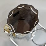 Replica Fendi Tresor Mini Bucket White - top-grade luxury bag dupe