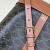Fake Celine Triomphe Bucket Brown - affordable luxury replica bag