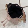 Replica Fendi Tresor Mini Bucket Pink - elite factory replica handbag