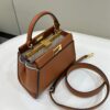 Replica Fendi Peekaboo Medium Brown - best quality fake designer bag