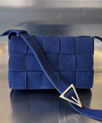 Fake Bottega Veneta Cassette Denim - high-quality designer bag dupe