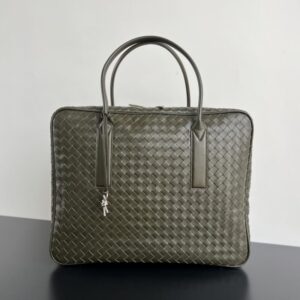 Replica Bottega Veneta Travel Briefcase Dark Green - affordable designer bags