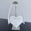 Fake Bottega Veneta Solstice White Heart - high-end replica designer purse
