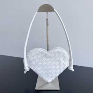 Fake Bottega Veneta Solstice White Heart - high-end replica designer purse