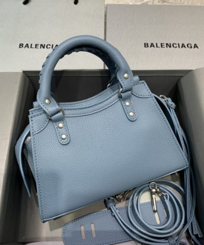 Fake Balenciaga Neo Classic City Blue - best quality fake designer bag