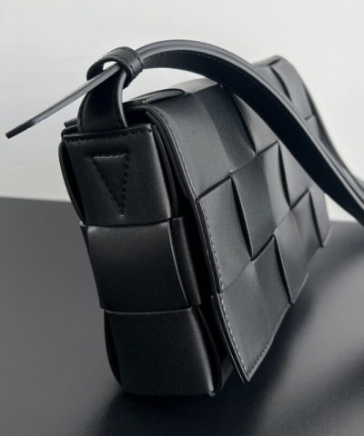 Fake Bottega Veneta Cassette 2.0 Black - premium superclone handbag