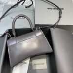 aa2 (3) Réplica da Bolsa Balenciaga Hourglass Cinza - réplica de bolsa de grife de alta qualidade
