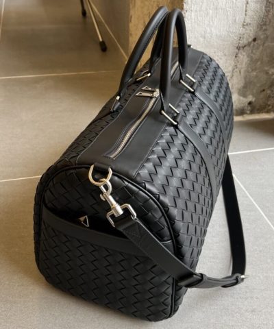 Fake Bottega Veneta Travel Bag Black - best quality fake designer bag