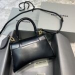 Réplique du sac à main Balenciaga Hourglass noir - Réplique premium 1:1