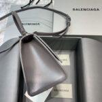 aa3 (3) Réplica da bolsa Balenciaga Hourglass cinza - superclone de alta qualidade