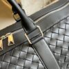 Fake Bottega Veneta Travel Bag Black - top-grade luxury bag dupe