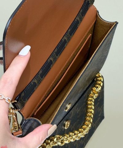 Replica Celine Triomphe Multipochette - top-grade luxury bag dupe