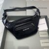 Fake Balenciaga Everyday Bag Patent Black - high-end replica designer purse