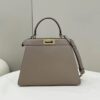 Replica Fendi Peekaboo With Patch Pocket Beige - top-grade luxury bag dupe