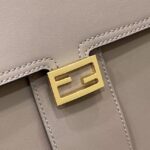 Replica Fendi Peekaboo With Patch Pocket Beige - high-quality designer bag dupe