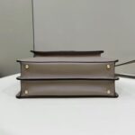 Replica Fendi Peekaboo With Patch Pocket Beige - premium superclone handbag