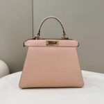 Replica Fendi Peekaboo With Patch Pocket Pink - high-quality designer bag dupe