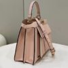Fake Fendi Peekaboo With Patch Pocket Pink - high-quality designer bag dupe