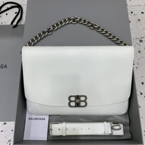 Replica Balenciaga Large Bb White - premium superclone handbag