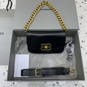 Replica Balenciaga Small Bb Black - top-grade luxury bag dupe