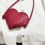 Replica Bottega Veneta Solstice Red Heart - high-end replica designer purse