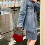 Replica Bottega Veneta Solstice Red Heart - premium superclone handbag