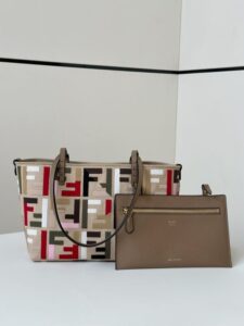 Replica Fendi Two Sides Small Tote F Monogram - elite factory replica handbag