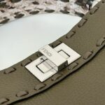 Replica Fendi Peekaboo Khaki Python Handle - high-quality designer bag dupe