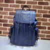 Replica Gucci Medium Backpack Full Blue - premium superclone handbag
