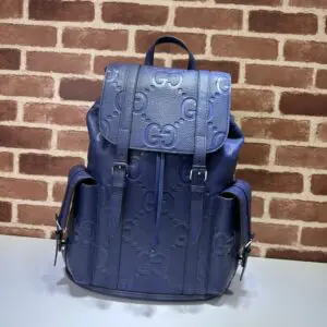 Replica Gucci Medium Backpack Full Blue - premium superclone handbag