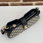 Replica Gucci Moon Side Canvas Black