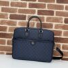 Fake Gucci Crossbody Briefcase Blue - high-end replica designer purse