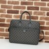 Fake Gucci Crossbody Briefcase Grey - high-quality designer bag dupe