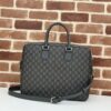 Fake Gucci Crossbody Briefcase Grey - premium superclone handbag