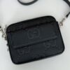 Replica Gucci Jumbo GG Crossbody Black - premium superclone handbag