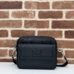 Replica Gucci Jumbo GG Crossbody Black - high-quality designer bag dupe
