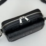Replica Gucci Jumbo GG Crossbody Black - top-grade luxury bag dupe