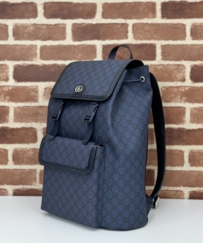 Replica Gucci Large Ophidia Backpack Blue - best quality fake designer bag