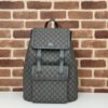 Replica Gucci Large Ophidia Backpack Grey - high-end replica designer purse