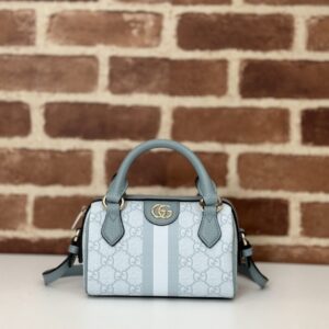 Fake Gucci GG Ophidia Boston Blue - elite factory replica handbag