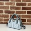 Fake Gucci GG Ophidia Boston Blue - elite factory replica handbag