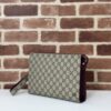 Fake Gucci GG Canvas Pouch Beige - ultra-realistic fake purse