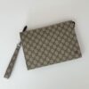 Fake Gucci GG Canvas Pouch Beige - designer handbag clone
