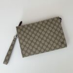 Replica Gucci GG Canvas Pouch Beige