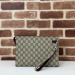 Replica Gucci GG Canvas Pouch Beige - affordable luxury replica bag