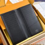 Louis Vuitton Brazza Wallet Black - 1:1 premium replica handbag